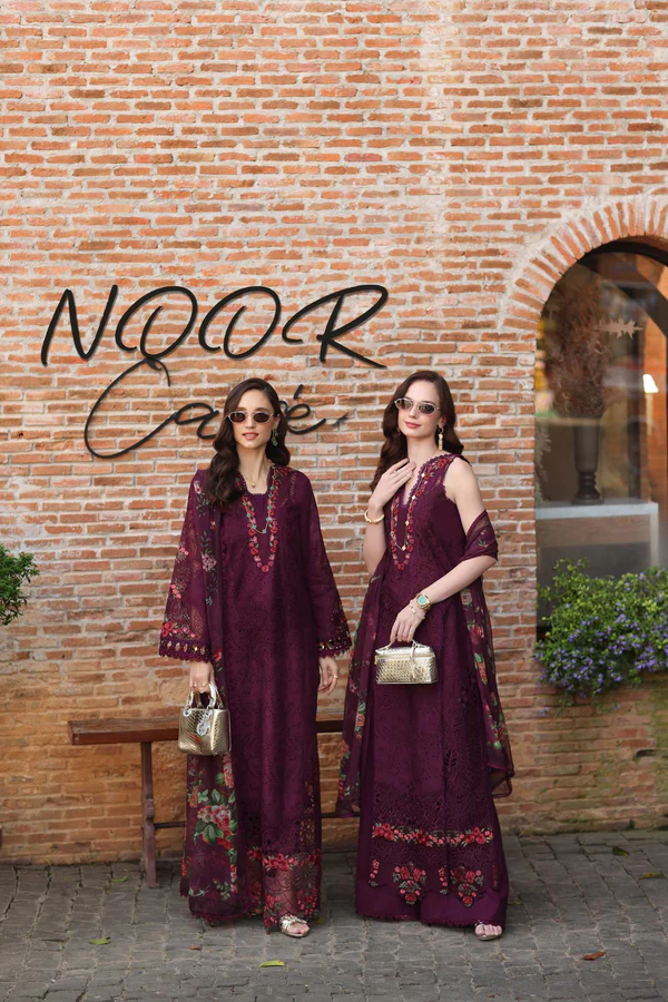 Noor Luxury  Schiffli Laserkari ’26 – Vol 2  by  Saadia Asad