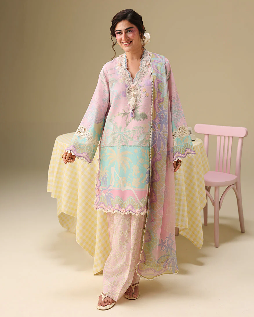 Mushq Soleil Prints Lawn 2026 | Honey Petal