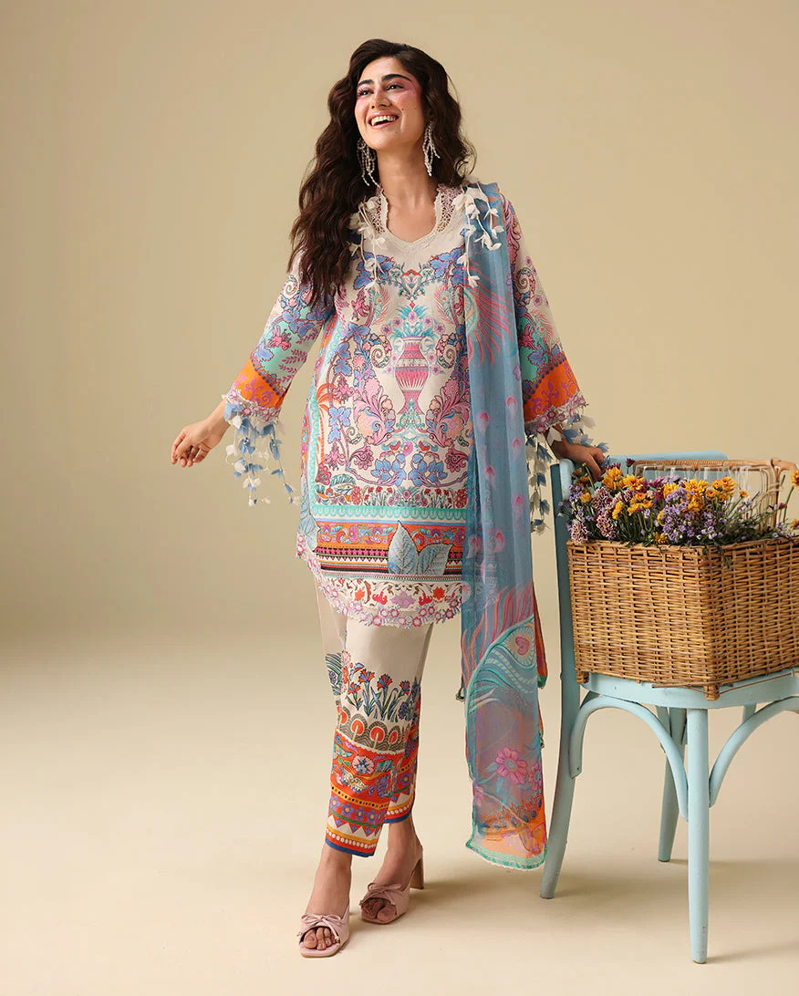 Mushq Soleil Prints Lawn 2026 | Eden Whisper