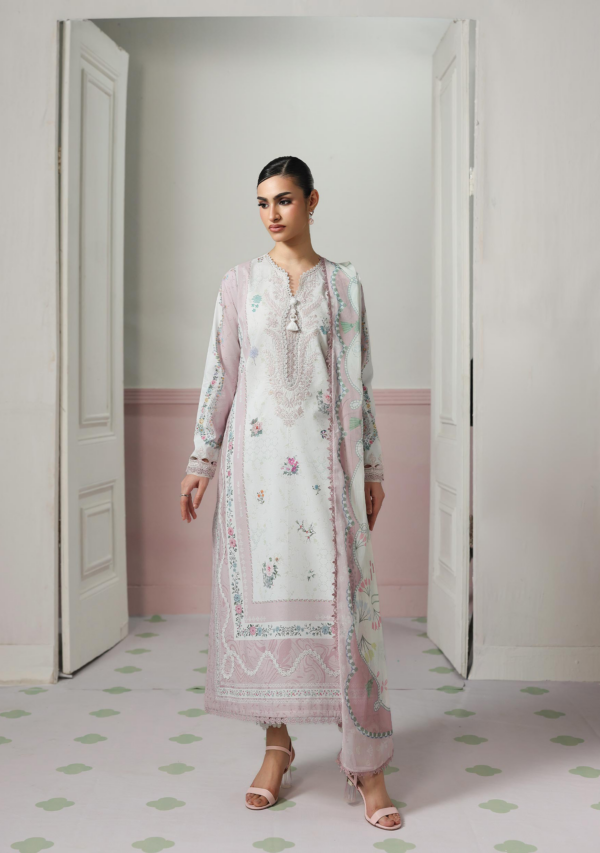 Qalamkar QPrints Embroidered Lawn 2026 | 5A Minal