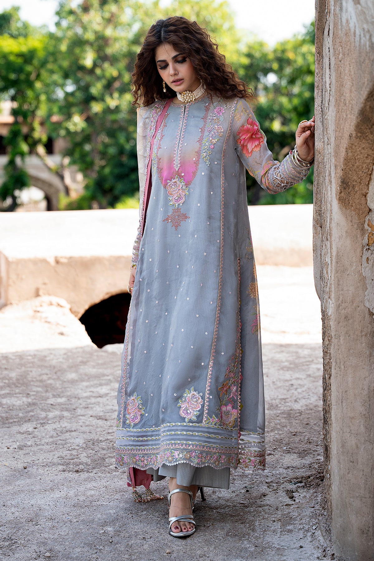 Charizma  Embroidered Chiffon Collection | VSLW6-03