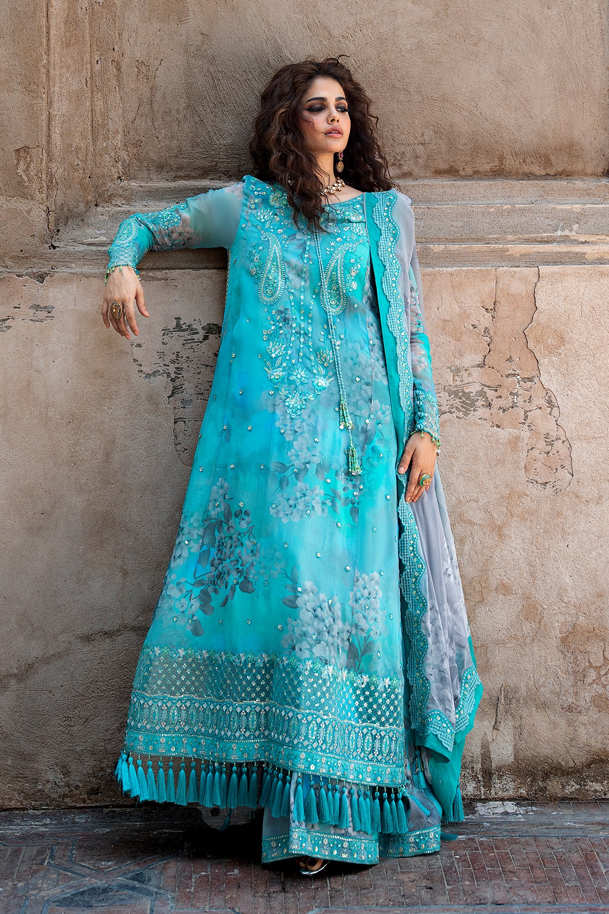 Charizma Embroidered Chiffon Collection | VSLW6-08